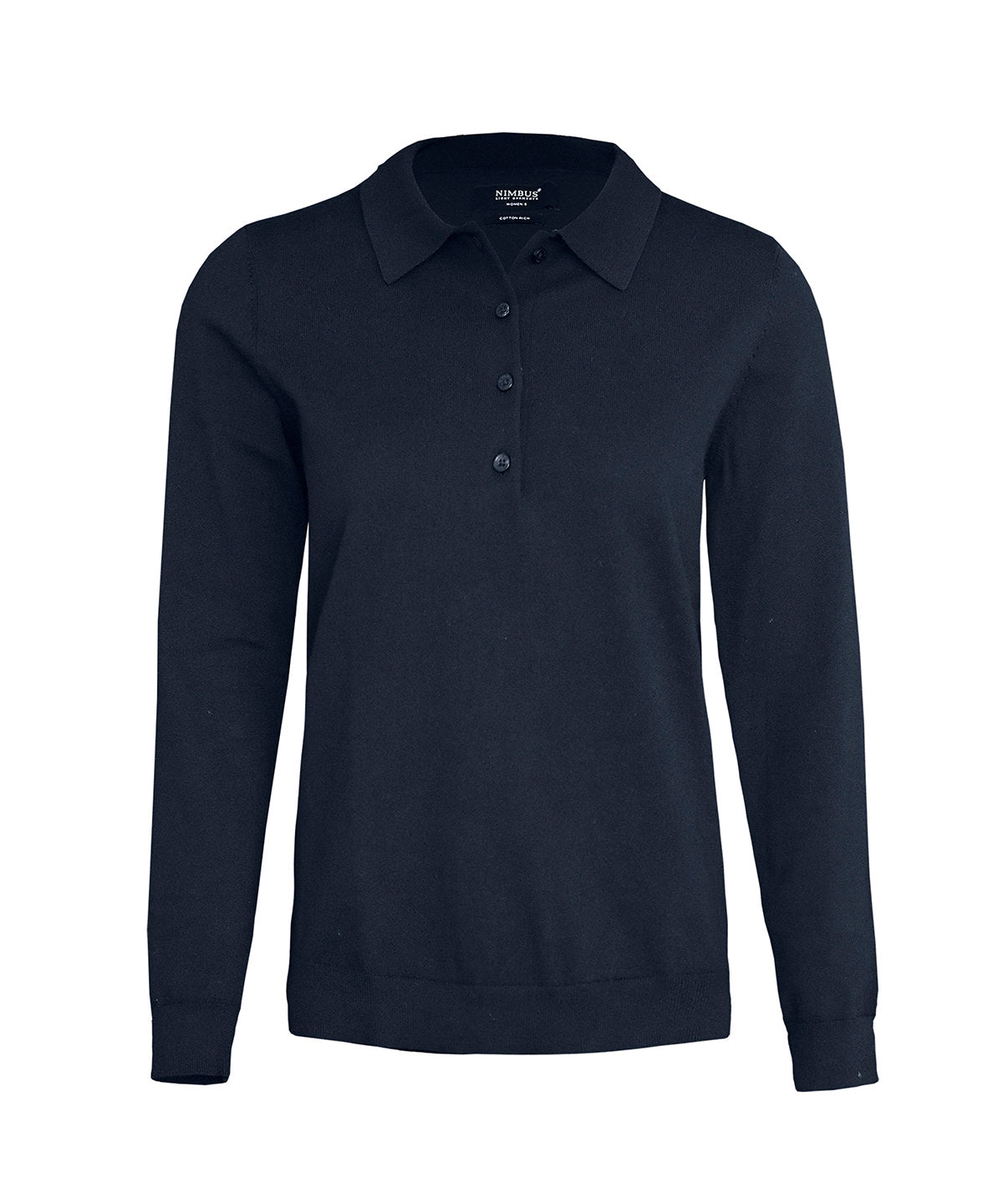 Women’s Brighton Long Sleeve Polo – Elegant Knitted Polo - N145F
