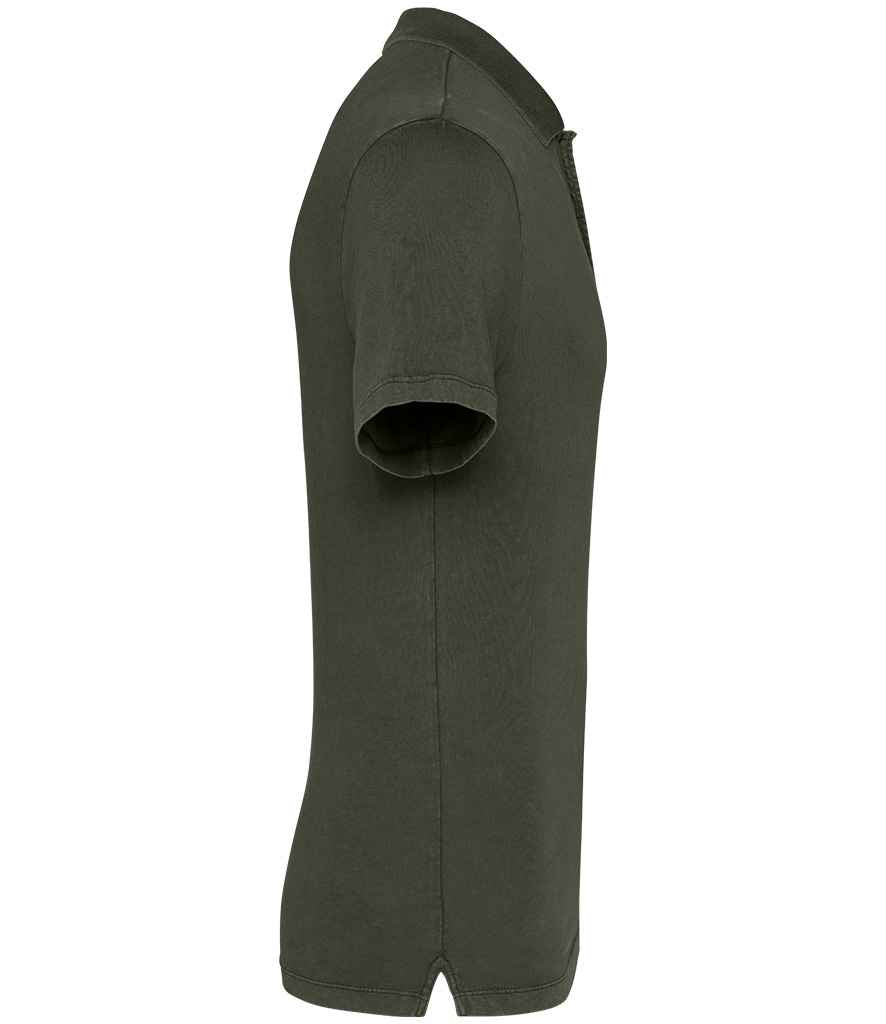 NS201 Washed Organic Khaki Side
