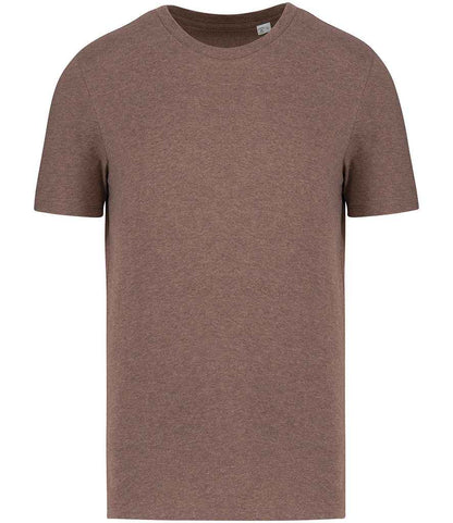Native Spirit Unisex T-Shirt NS300 in Grizzly Brown Heather – front