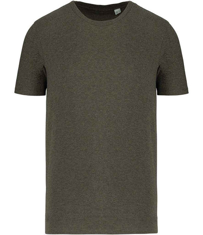 Native Spirit Unisex T-Shirt NS300 in Organic Khaki Heather – front