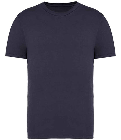 Native Spirit Unisex Faded T-Shirt NS315 in Washed Navy – front