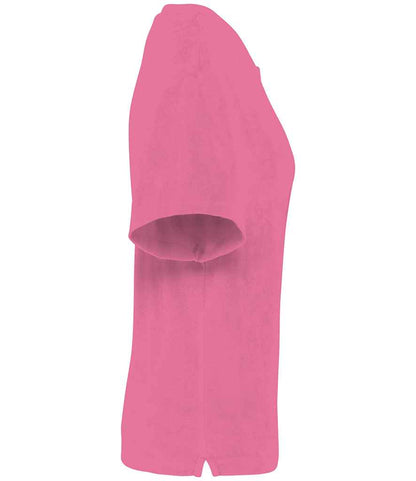 Native Spirit Ladies Terry Towel T-Shirt NS328 in Candy Rose – side
