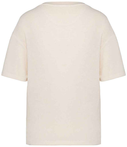 Native Spirit Ladies Terry Towel T-Shirt NS328 in Ivory – back