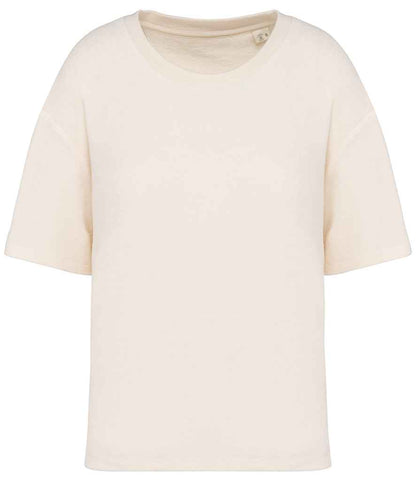 Native Spirit Ladies Terry Towel T-Shirt NS328 in Ivory – front