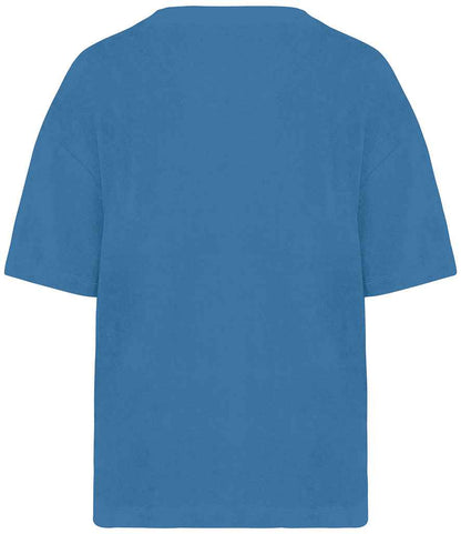 Native Spirit Ladies Terry Towel T-Shirt NS328 in Riviera blue – back