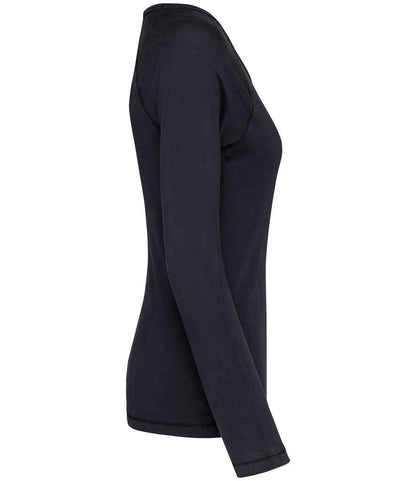 Native Spirit Ladies Raglan Long Sleeve Washed T-Shirt NS339 in Washed Coal Grey – side