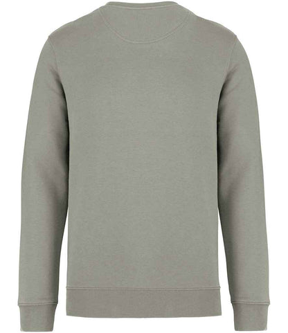 Native Spirit Unisex Crew Neck Sweatshirt NS400 in Almond Green – back