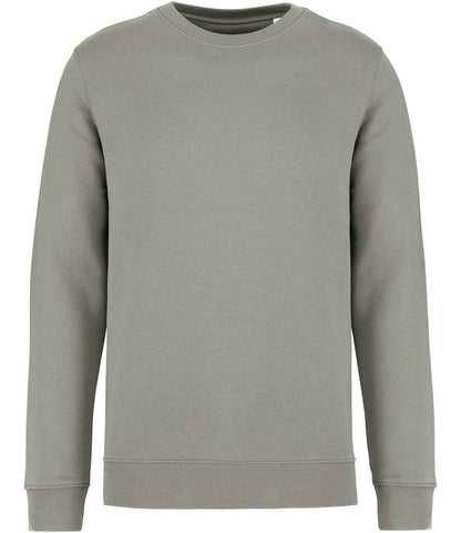 Native Spirit Unisex Crew Neck Sweatshirt NS400 in Almond Green – front