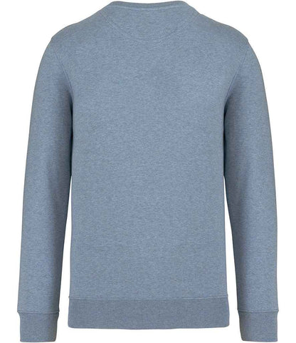 Native Spirit Unisex Crew Neck Sweatshirt NS400 in Cool Blue Heather – back