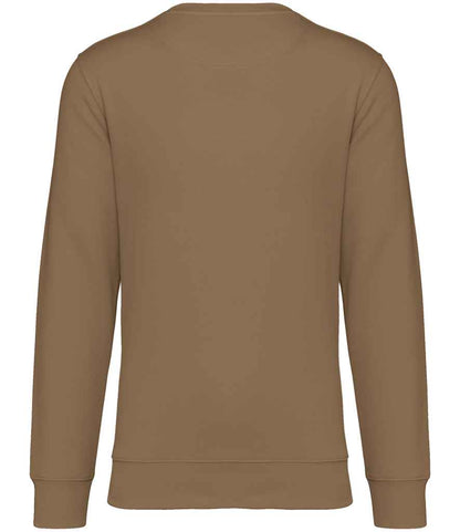 Native Spirit Unisex Crew Neck Sweatshirt NS400 in Dark Camel – back