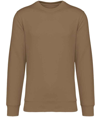 Native Spirit Unisex Crew Neck Sweatshirt NS400 in Dark Camel – front
