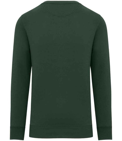 Native Spirit Unisex Crew Neck Sweatshirt NS400 in Forest Green – back