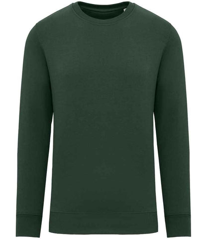 Native Spirit Unisex Crew Neck Sweatshirt NS400 in Forest Green – front