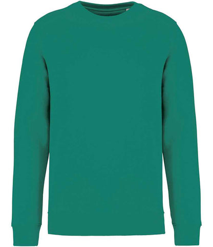Native Spirit Unisex Crew Neck Sweatshirt NS400 in Gemstone Green – front
