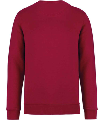 Native Spirit Unisex Crew Neck Sweatshirt NS400 in Hibiscus Red – back