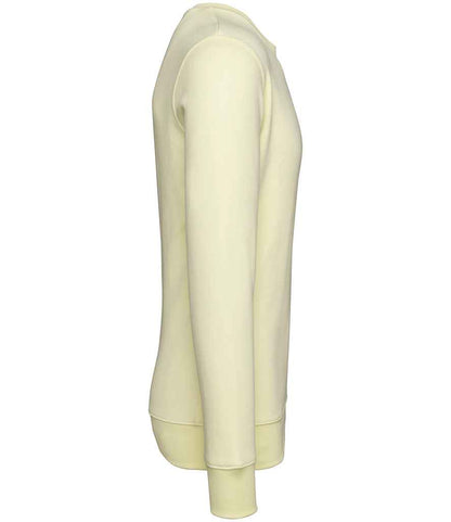 Native Spirit Unisex Crew Neck Sweatshirt NS400 in Lemon Citrus – side