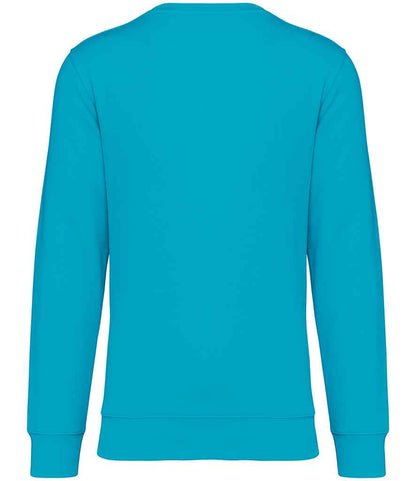 Native Spirit Unisex Crew Neck Sweatshirt NS400 in Light Turquoise – back