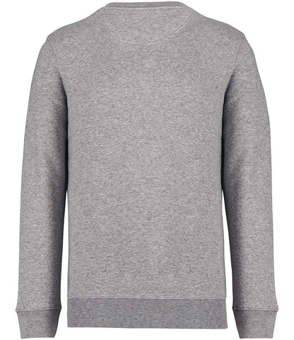 Native Spirit Unisex Crew Neck Sweatshirt NS400 in Moon Grey Heather – back