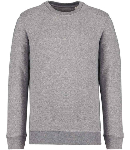 Native Spirit Unisex Crew Neck Sweatshirt NS400 in Moon Grey Heather – front