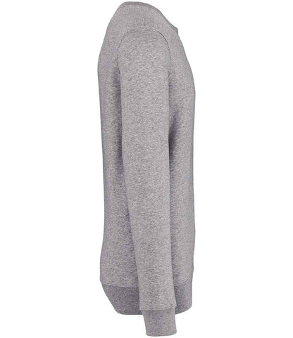 Native Spirit Unisex Crew Neck Sweatshirt NS400 in Moon Grey Heather – side
