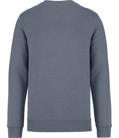Native Spirit Unisex Crew Neck Sweatshirt NS400 in Mineral Grey – back