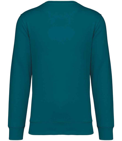 Native Spirit Unisex Crew Neck Sweatshirt NS400 in Peacock Green – back