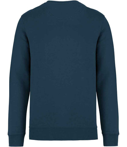 Native Spirit Unisex Crew Neck Sweatshirt NS400 in Peacock Blue – back