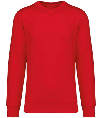 Native Spirit Unisex Crew Neck Sweatshirt NS400 in Poppy Red – front