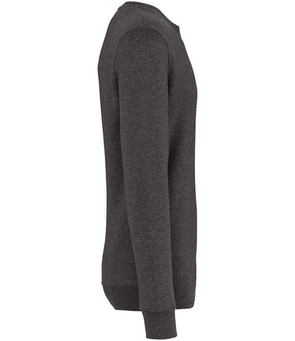 Native Spirit Unisex Crew Neck Sweatshirt NS400 in Volcano Grey Heather – side