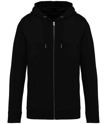 Native Spirit Unisex Full Zip Hoodie NS402 in Black – front