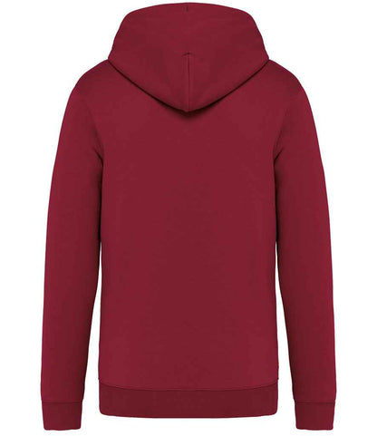 Native Spirit Unisex Full Zip Hoodie NS402 in Hibiscus Red – back