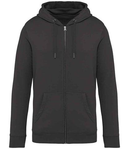 Native Spirit Unisex Full Zip Hoodie NS402 in Iron Grey – front