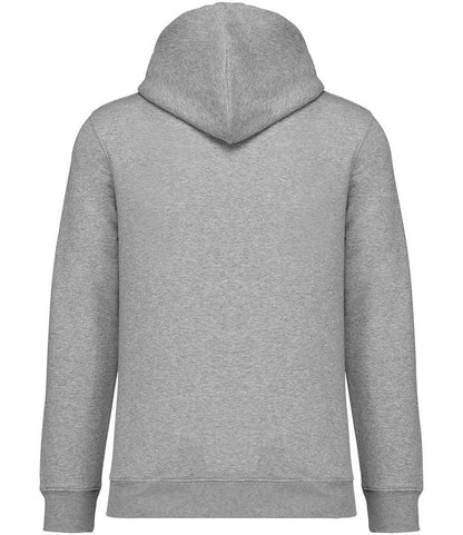Native Spirit Unisex Full Zip Hoodie NS402 in Moon Grey Heather – back
