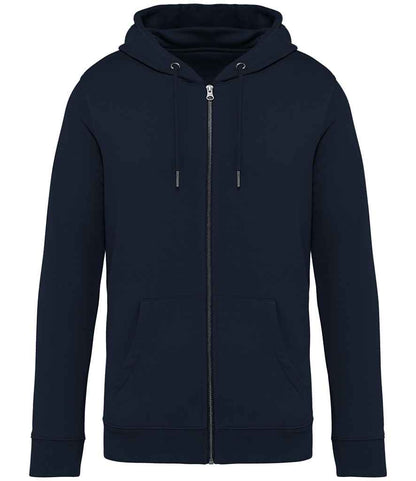 Native Spirit Unisex Full Zip Hoodie NS402 in Navy – front
