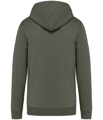 Native Spirit Unisex Full Zip Hoodie NS402 in Organic Khaki – back