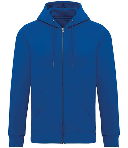 Native Spirit Unisex Full Zip Hoodie NS402 in Sea Blue – front