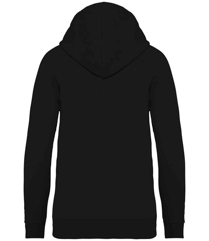 Native Spirit Ladies Raglan Sleeve Hoodie NS422 in Black – back