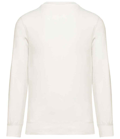 Native Spirit Unisex French Terry Crew Neck Sweatshirt NS430 in Ivory – back