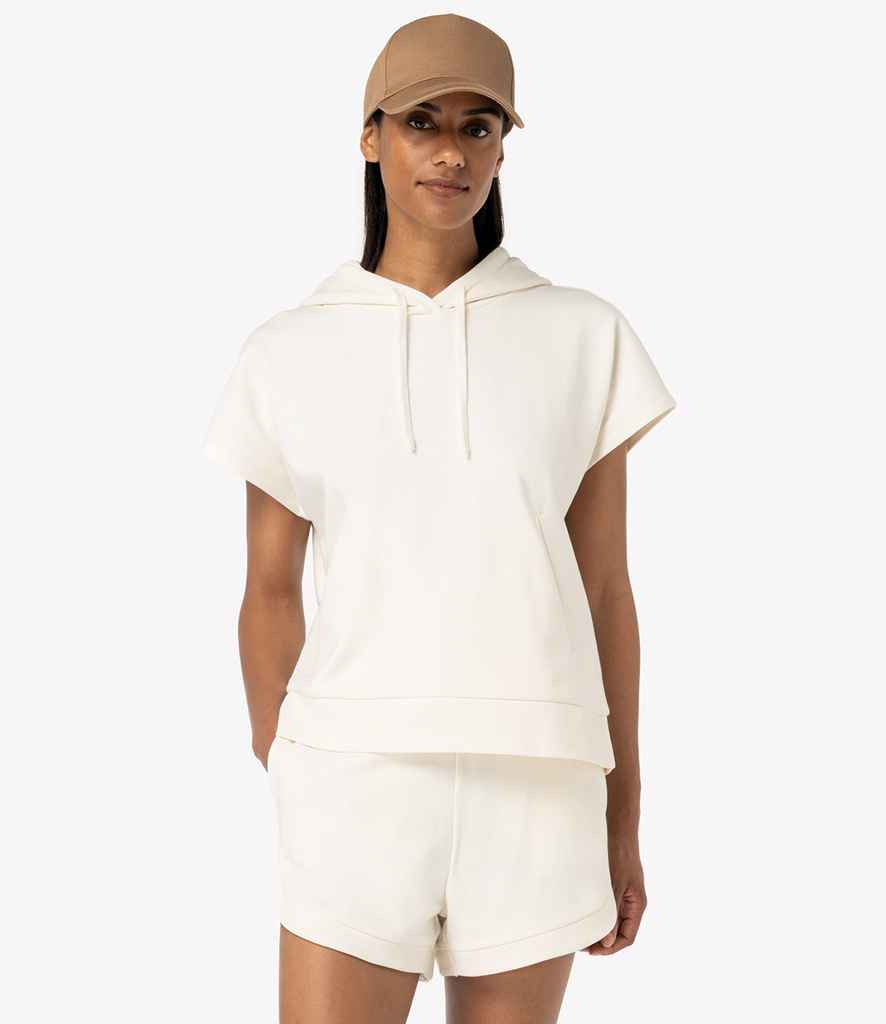 Native Spirit Ladies French Terry Sleeveless Hooded Sweatshirt - NS446