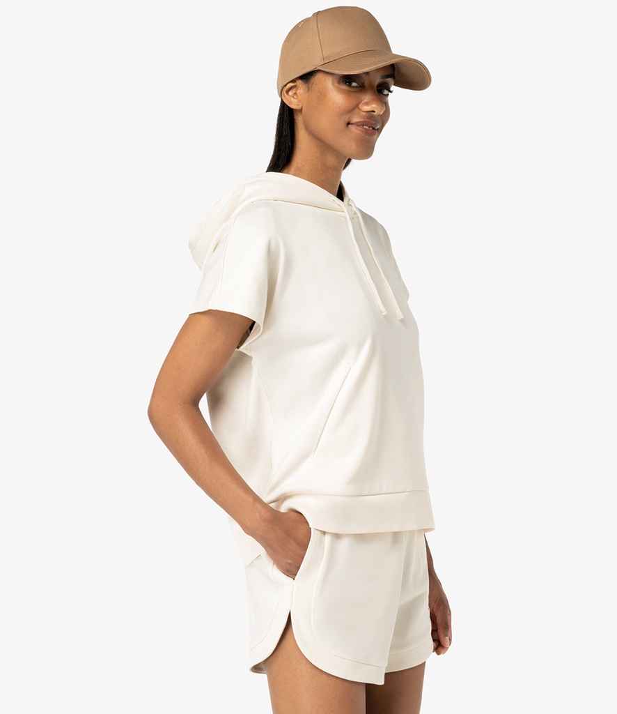 Native Spirit Ladies French Terry Sleeveless Hooded Sweatshirt - NS446