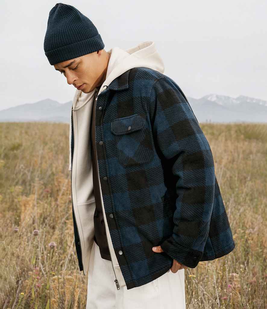 Native Spirit Checked Padded Overshirt - NS523