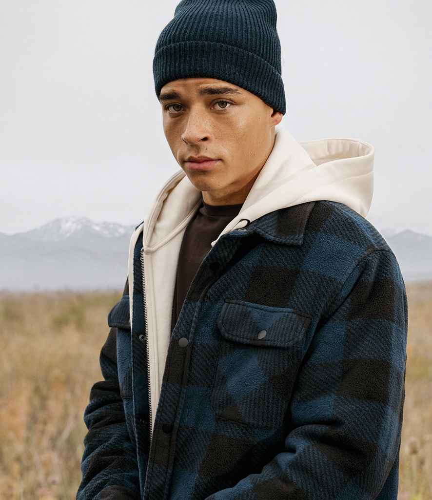Native Spirit Checked Padded Overshirt - NS523