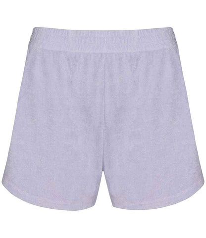 Native Spirit Ladies Terry Towel Shorts NS728 in Parma – front