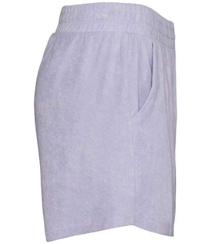 Native Spirit Ladies Terry Towel Shorts NS728 in Parma – side