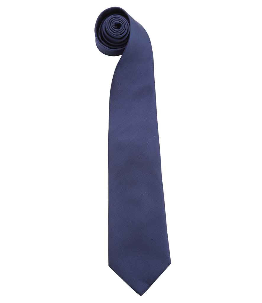 Premier 'Colours' Fashion Tie PR765 in Navy – front