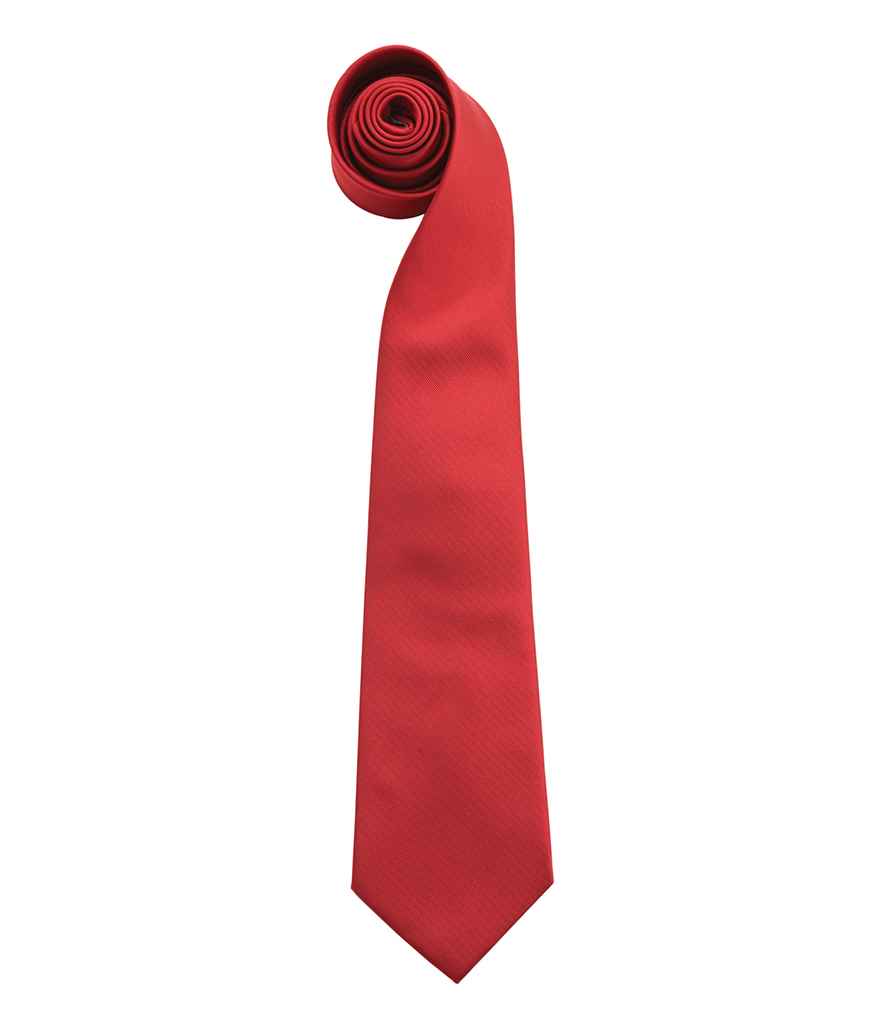 Premier 'Colours' Fashion Tie PR765 in Red – front