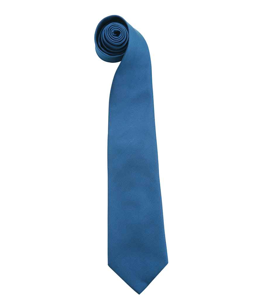 Premier 'Colours' Fashion Tie PR765 in Royal Blue – front