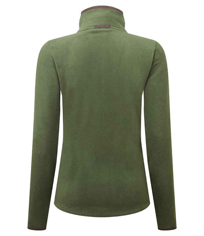 Premier Ladies Artisan Fleece Jacket PR824 in Moss Green/Brown – back