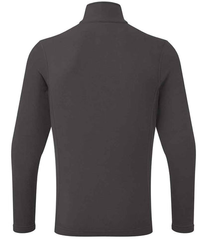 Premier Unisex Recyclight 1/4 Zip Fleece PR831 in Dark Grey – back