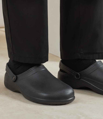 Premier Chef's Anti-Slip Anchor Clogs PR910 in Black – model